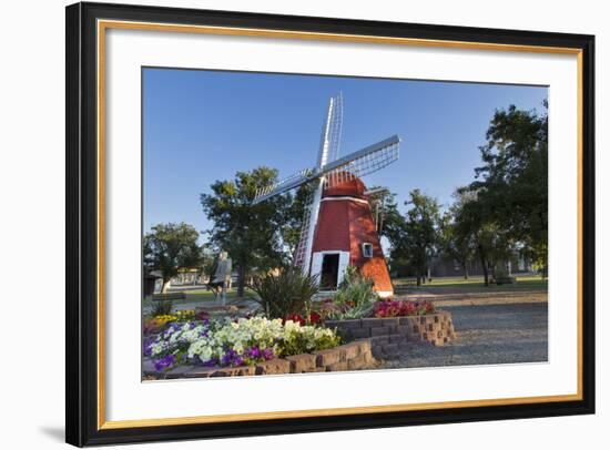 Danish Mill Built in 1902 Resides in Kenmare, North Dakota, USA-Chuck Haney-Framed Photographic Print