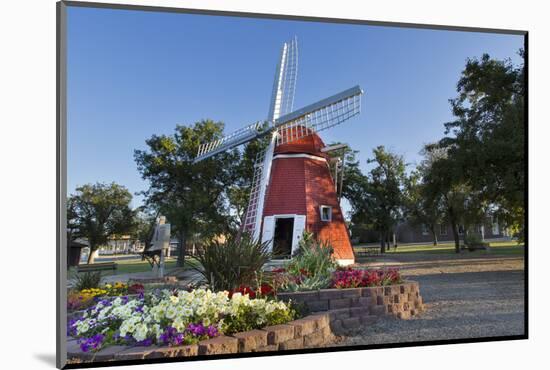 Danish Mill Built in 1902 Resides in Kenmare, North Dakota, USA-Chuck Haney-Mounted Photographic Print