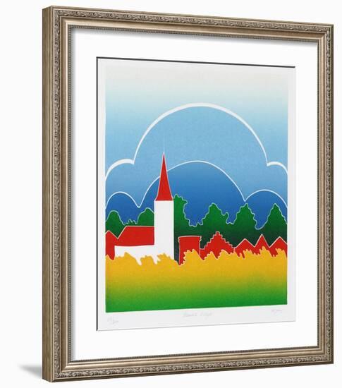 Danish Village-Dejong-Framed Collectable Print