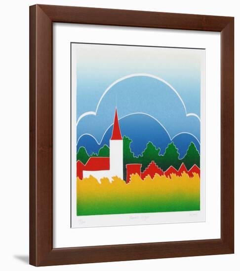 Danish Village-Dejong-Framed Collectable Print