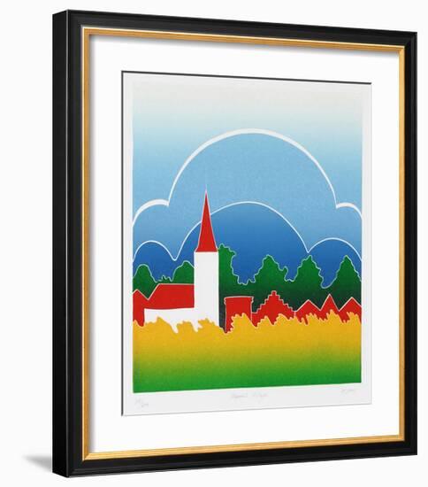 Danish Village-Dejong-Framed Collectable Print