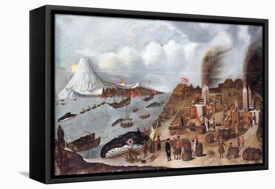 Danish Whaling Station-Abraham Speeck-Framed Premier Image Canvas