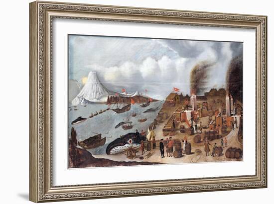 Danish Whaling Station-Abraham Speeck-Framed Giclee Print