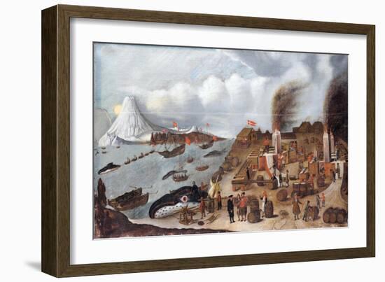 Danish Whaling Station-Abraham Speeck-Framed Giclee Print