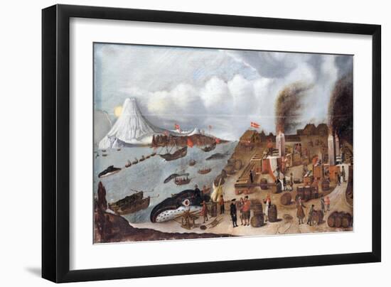 Danish Whaling Station-Abraham Speeck-Framed Giclee Print