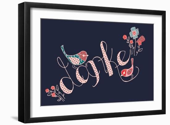 Danke-null-Framed Giclee Print