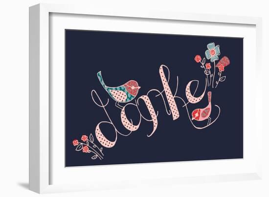 Danke-null-Framed Giclee Print