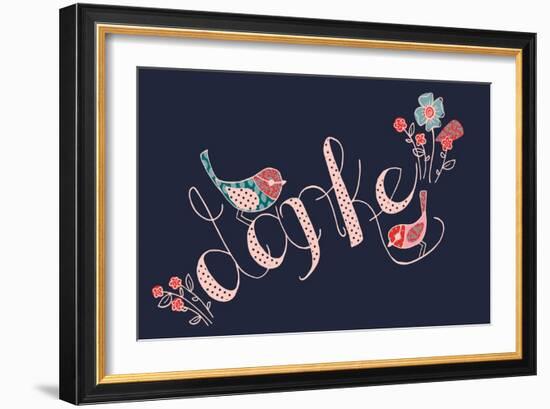 Danke-null-Framed Giclee Print