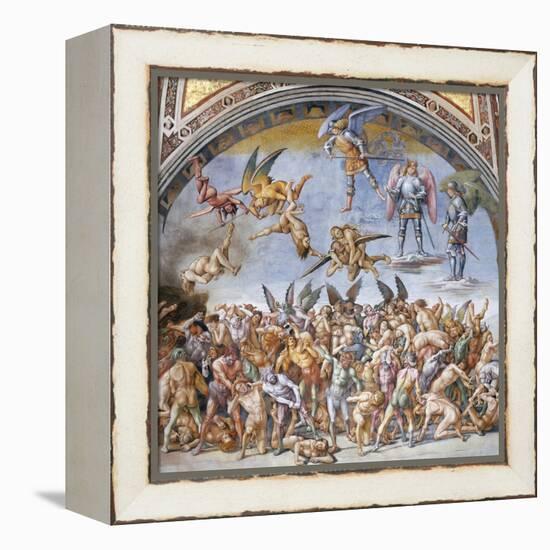 Dannati All'Inferno-Luca Signorelli-Framed Premier Image Canvas