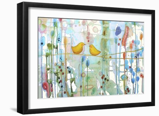Dans Chaque Coeur-Sylvie Demers-Framed Giclee Print