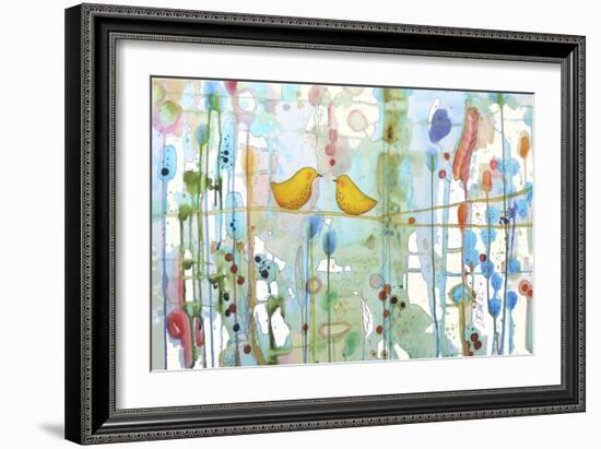 Dans Chaque Coeur-Sylvie Demers-Framed Giclee Print