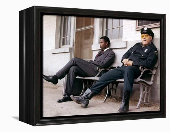 Dans la chaleur by la nuit, IN THE HEAT OF THE NIGHT by Norman Jewison with Sidney Poitier, Rod Ste-null-Framed Stretched Canvas