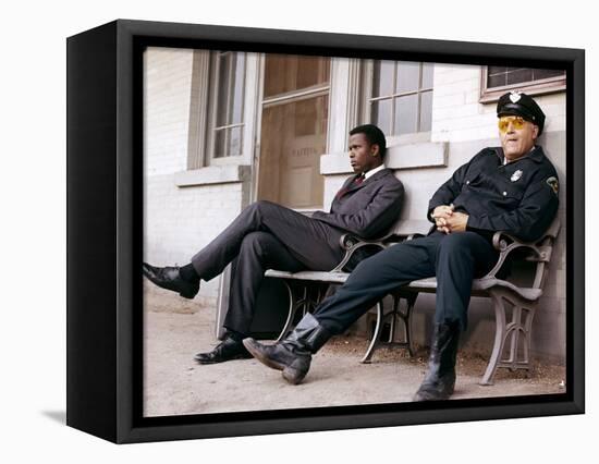 Dans la chaleur by la nuit, IN THE HEAT OF THE NIGHT by Norman Jewison with Sidney Poitier, Rod Ste-null-Framed Stretched Canvas