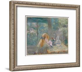 Dans la véranda, 1884 by Berthe Morisot-Berthe Morisot-Framed Giclee Print