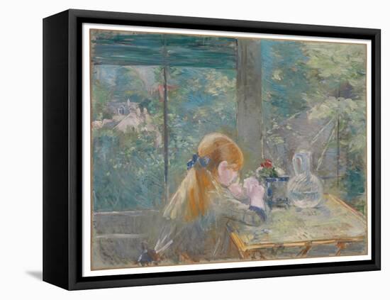 Dans la véranda, 1884 by Berthe Morisot-Berthe Morisot-Framed Premier Image Canvas