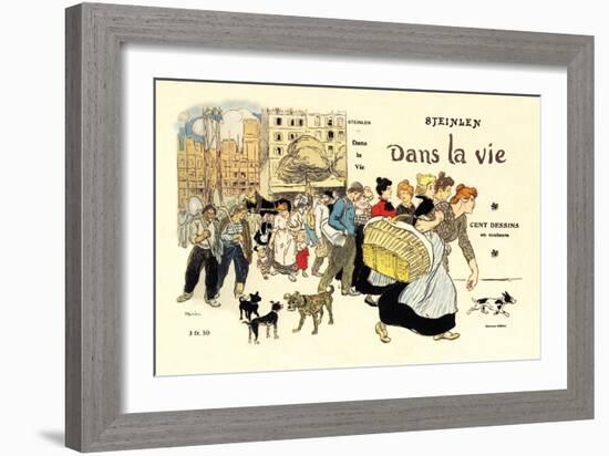 Dans la Vie, c.1900-Théophile Alexandre Steinlen-Framed Art Print