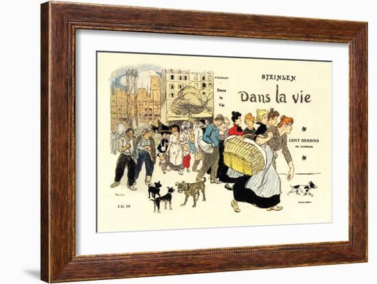 Dans la Vie, c.1900-Théophile Alexandre Steinlen-Framed Art Print