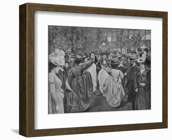 'Dans Le Jardin Du Moulin-Rouge', 1900-Unknown-Framed Photographic Print