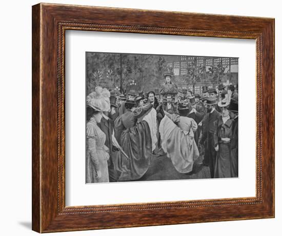 'Dans Le Jardin Du Moulin-Rouge', 1900-Unknown-Framed Photographic Print