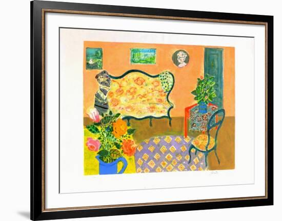 Dans le salon-Gilles Gorriti-Framed Limited Edition