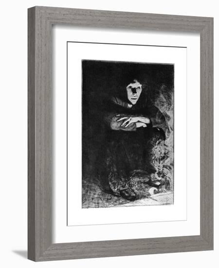 Dans Les Cendres, C1870-1930-Paul Albert Besnard-Framed Giclee Print