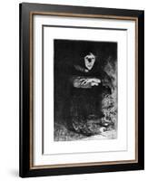 Dans Les Cendres, C1870-1930-Paul Albert Besnard-Framed Giclee Print