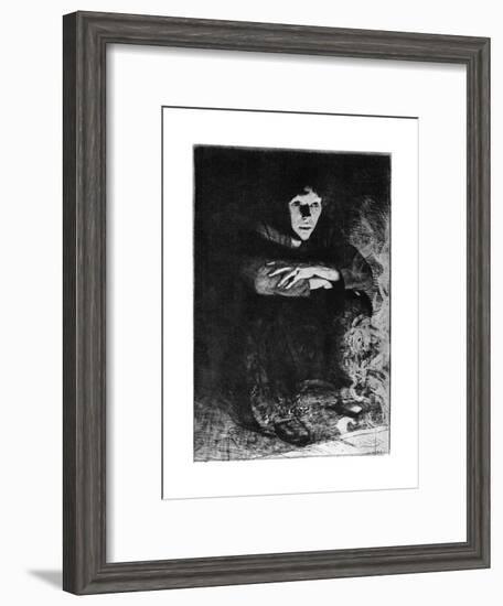 Dans Les Cendres, C1870-1930-Paul Albert Besnard-Framed Giclee Print