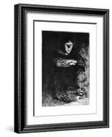 Dans Les Cendres, C1870-1930-Paul Albert Besnard-Framed Giclee Print