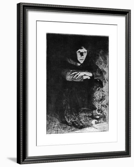 Dans Les Cendres, C1870-1930-Paul Albert Besnard-Framed Giclee Print