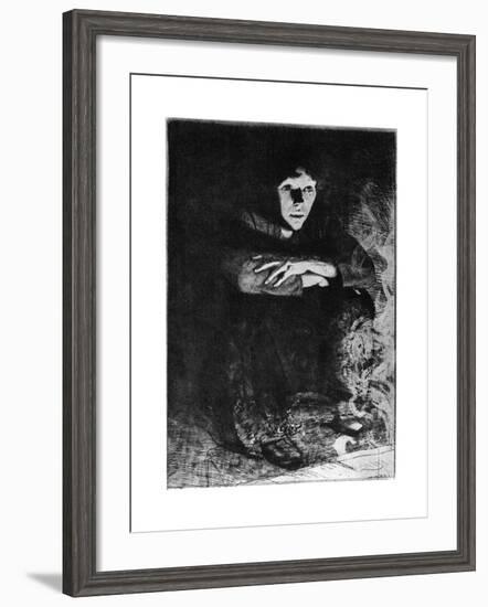 Dans Les Cendres, C1870-1930-Paul Albert Besnard-Framed Giclee Print