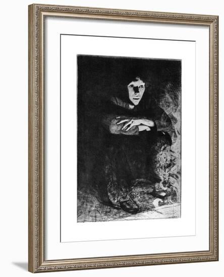 Dans Les Cendres, C1870-1930-Paul Albert Besnard-Framed Giclee Print