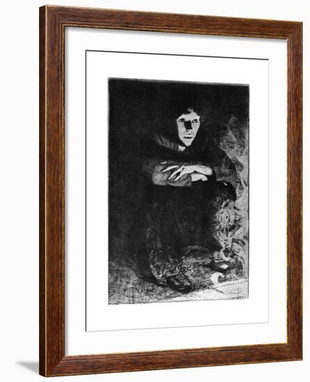 Dans Les Cendres, C1870-1930-Paul Albert Besnard-Framed Giclee Print