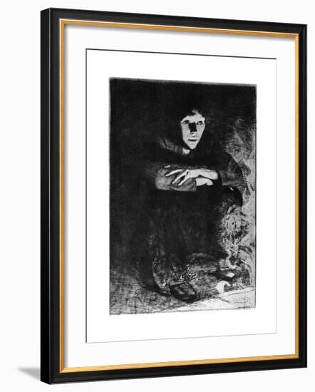 Dans Les Cendres, C1870-1930-Paul Albert Besnard-Framed Giclee Print