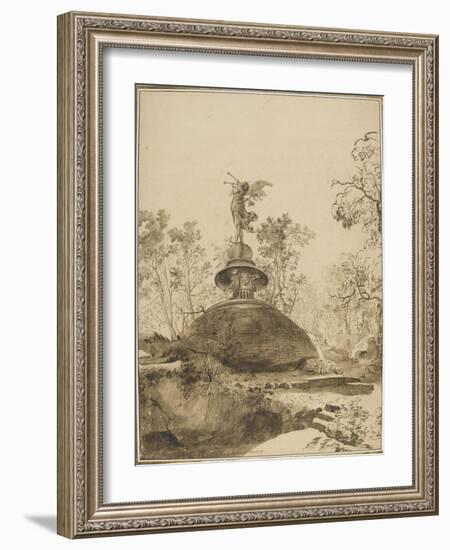 Dans les jardins de Bomarzo-Bartholomeus Breenbergh-Framed Giclee Print