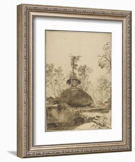 Dans les jardins de Bomarzo-Bartholomeus Breenbergh-Framed Giclee Print