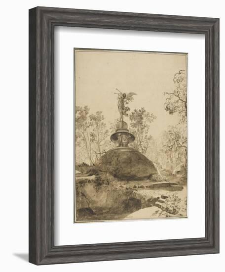 Dans les jardins de Bomarzo-Bartholomeus Breenbergh-Framed Giclee Print