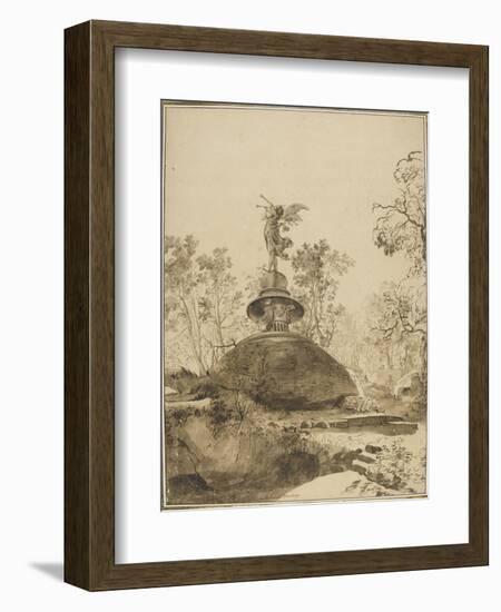 Dans les jardins de Bomarzo-Bartholomeus Breenbergh-Framed Giclee Print