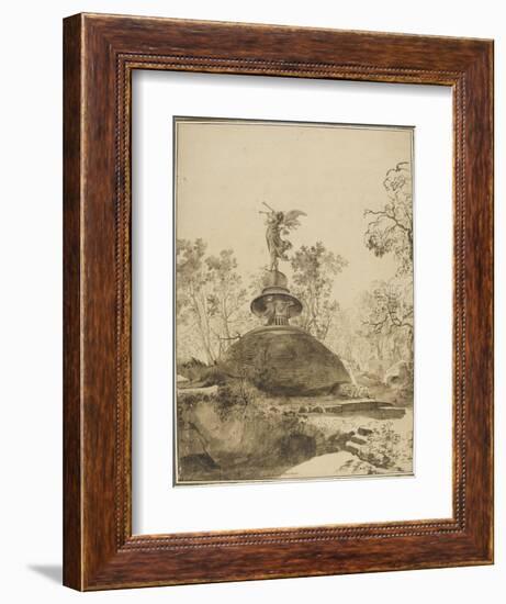 Dans les jardins de Bomarzo-Bartholomeus Breenbergh-Framed Giclee Print