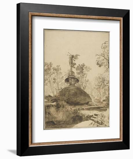 Dans les jardins de Bomarzo-Bartholomeus Breenbergh-Framed Giclee Print