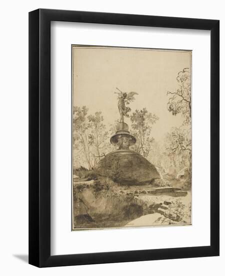 Dans les jardins de Bomarzo-Bartholomeus Breenbergh-Framed Giclee Print