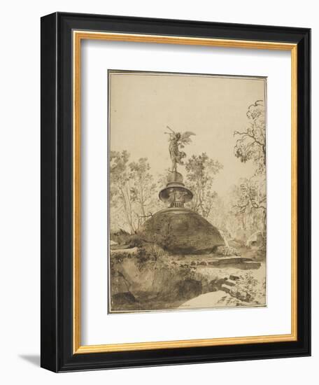 Dans les jardins de Bomarzo-Bartholomeus Breenbergh-Framed Giclee Print