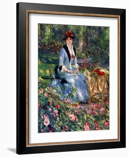 Dans Les Roses, 1882-Pierre-Auguste Renoir-Framed Giclee Print