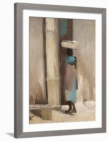 Dans les Rues de Mopti-Dominque Andrier-Framed Art Print