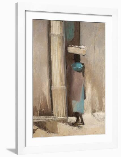 Dans les Rues de Mopti-Dominque Andrier-Framed Art Print