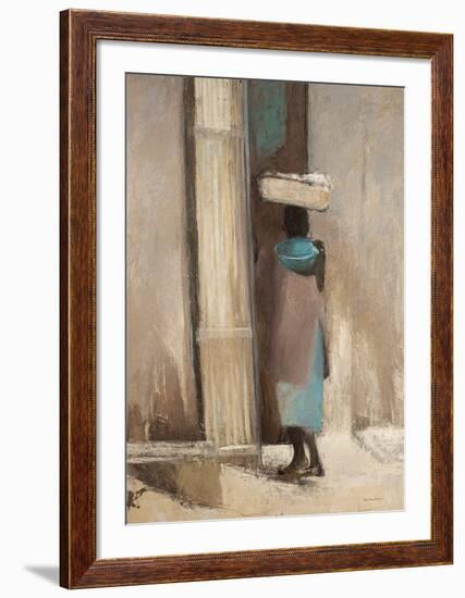 Dans les Rues de Mopti-Dominque Andrier-Framed Art Print