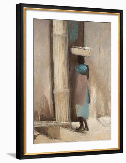 Dans les Rues de Mopti-Dominque Andrier-Framed Art Print