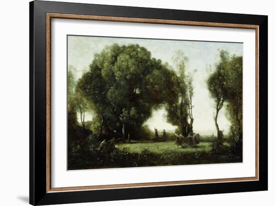 Danse Des Nymphes-Jean-Baptiste-Camille Corot-Framed Giclee Print