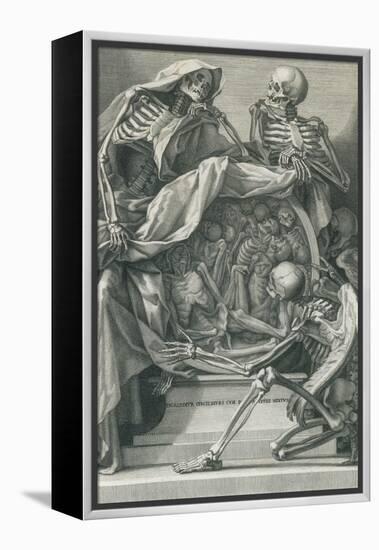Danse Macabre, 17th Century-Science Source-Framed Premier Image Canvas
