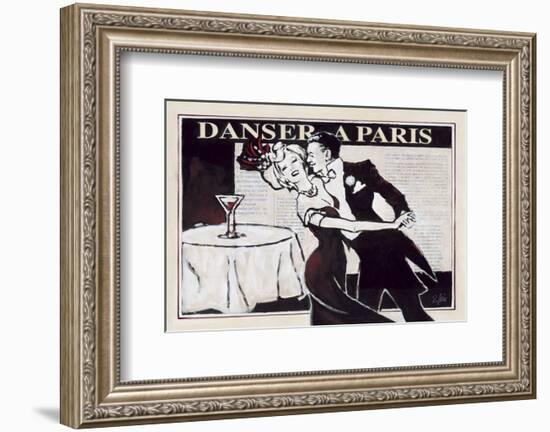 Danser à Paris with Martinis-Rene Stein-Framed Premium Giclee Print