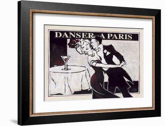 Danser à Paris with Martinis-Rene Stein-Framed Art Print